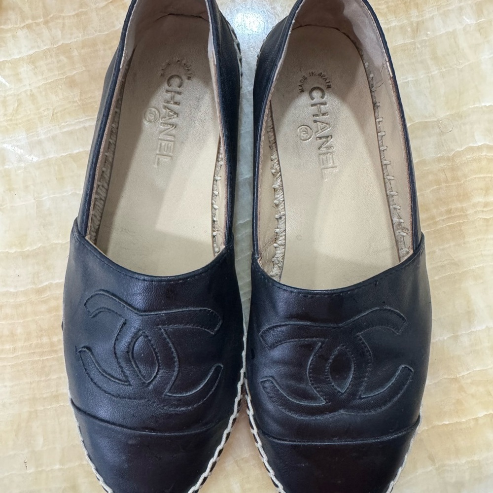 Chanel Women's Black Espadrilles